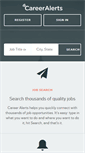 Mobile Screenshot of careeralerts.com