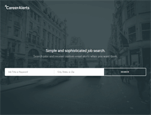 Tablet Screenshot of careeralerts.com